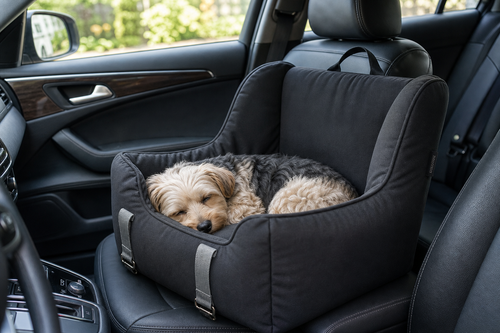Siège 3 en 1 pour chiens et chats en voiture ISOFIX