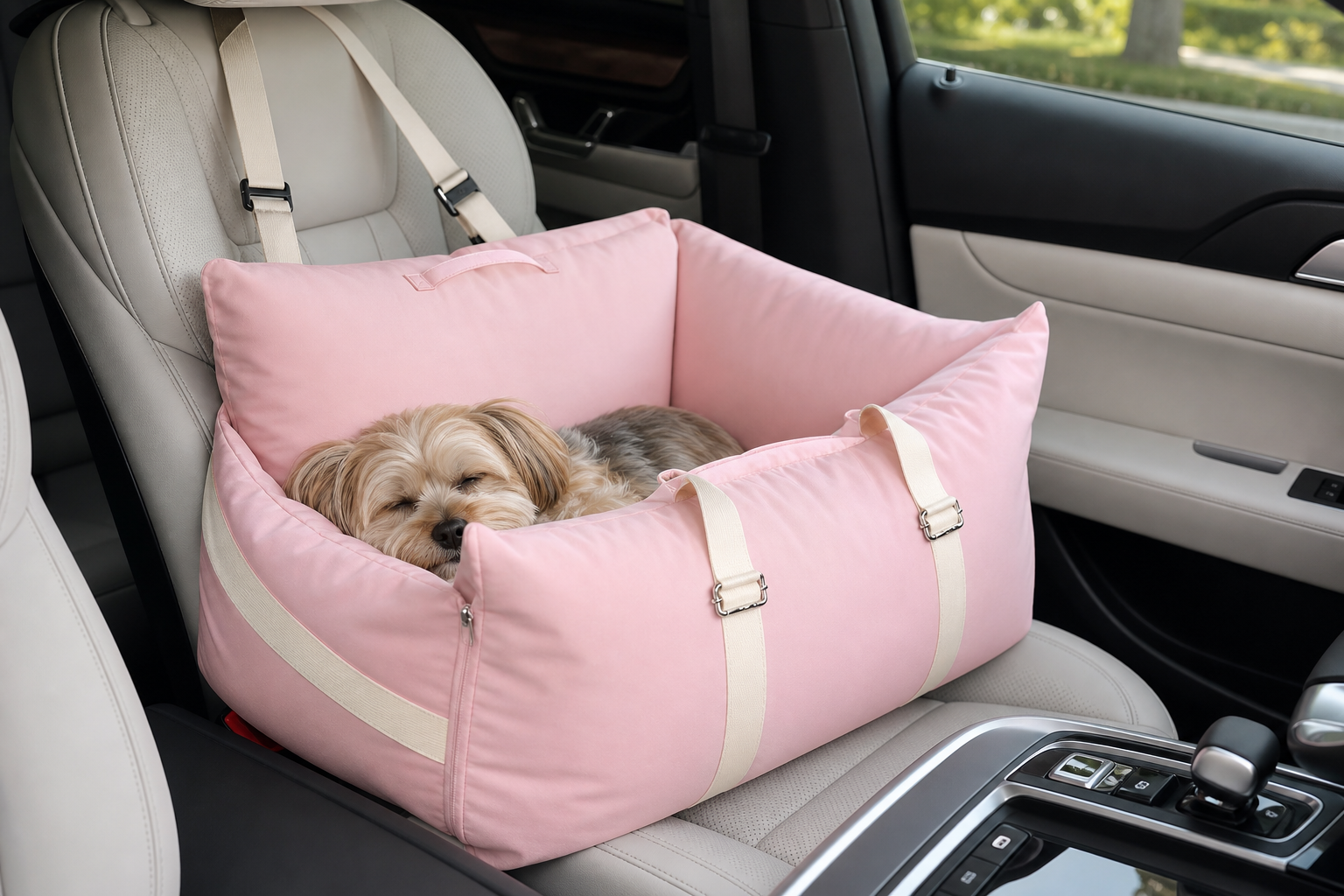 Siège 3 en 1 pour chiens et chats en voiture ISOFIX