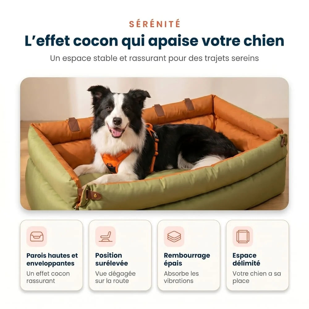 Siège auto pour grand chien