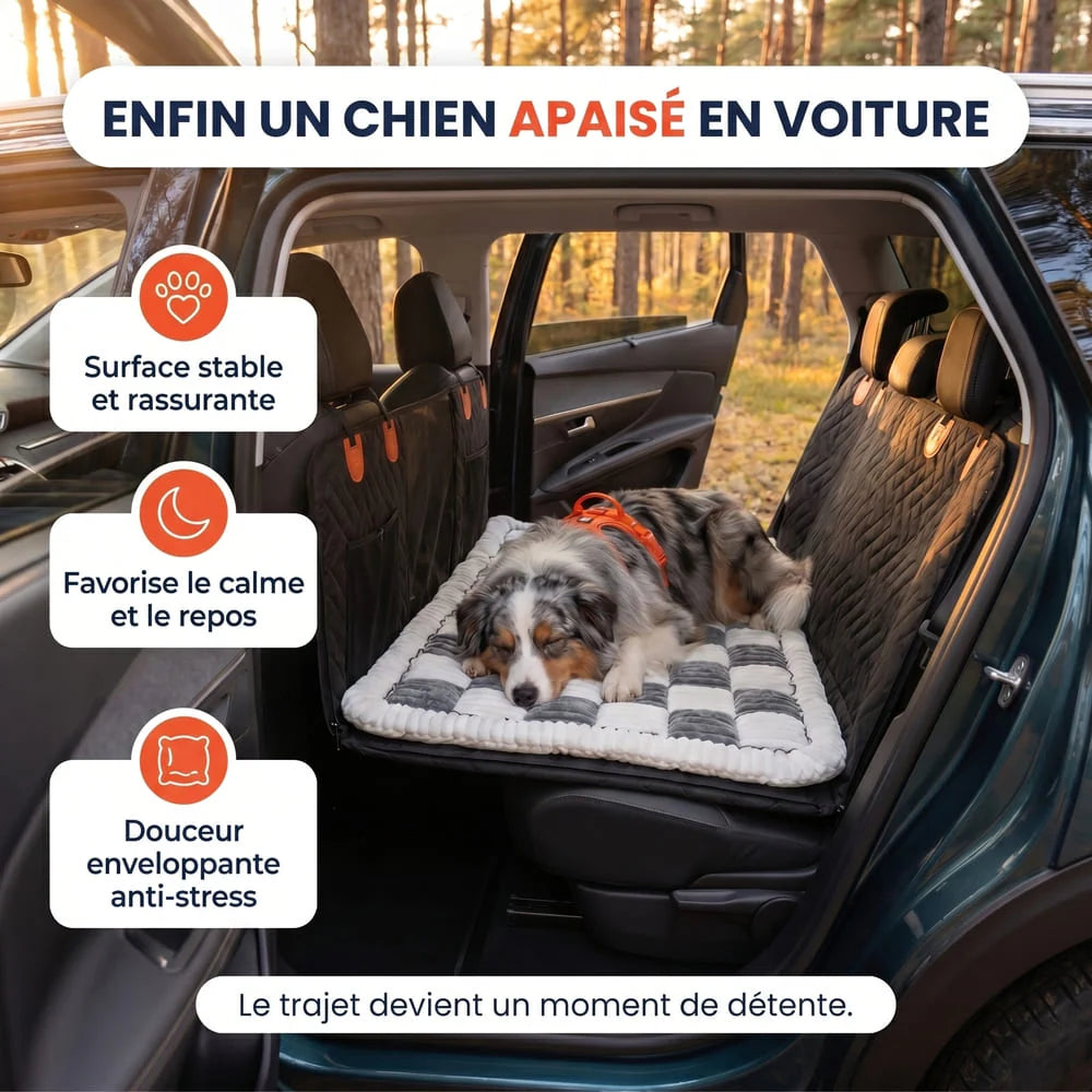 Tapis chien voiture apaisant