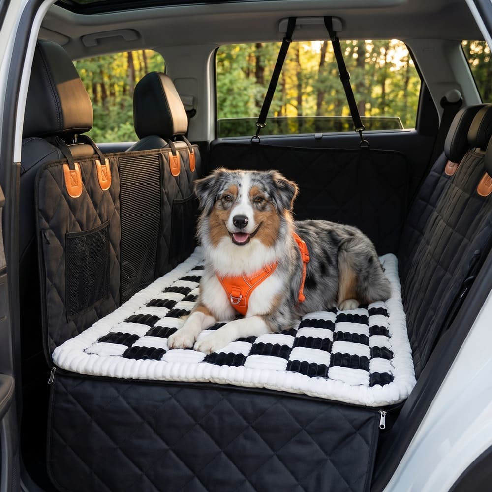 Tapis chien voiture apaisant